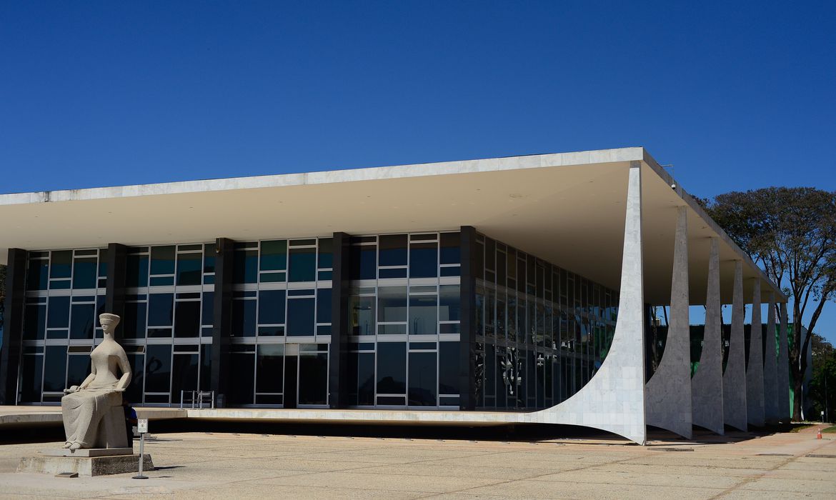 Fachada do edifício sede do Supremo Tribunal Federal – STF