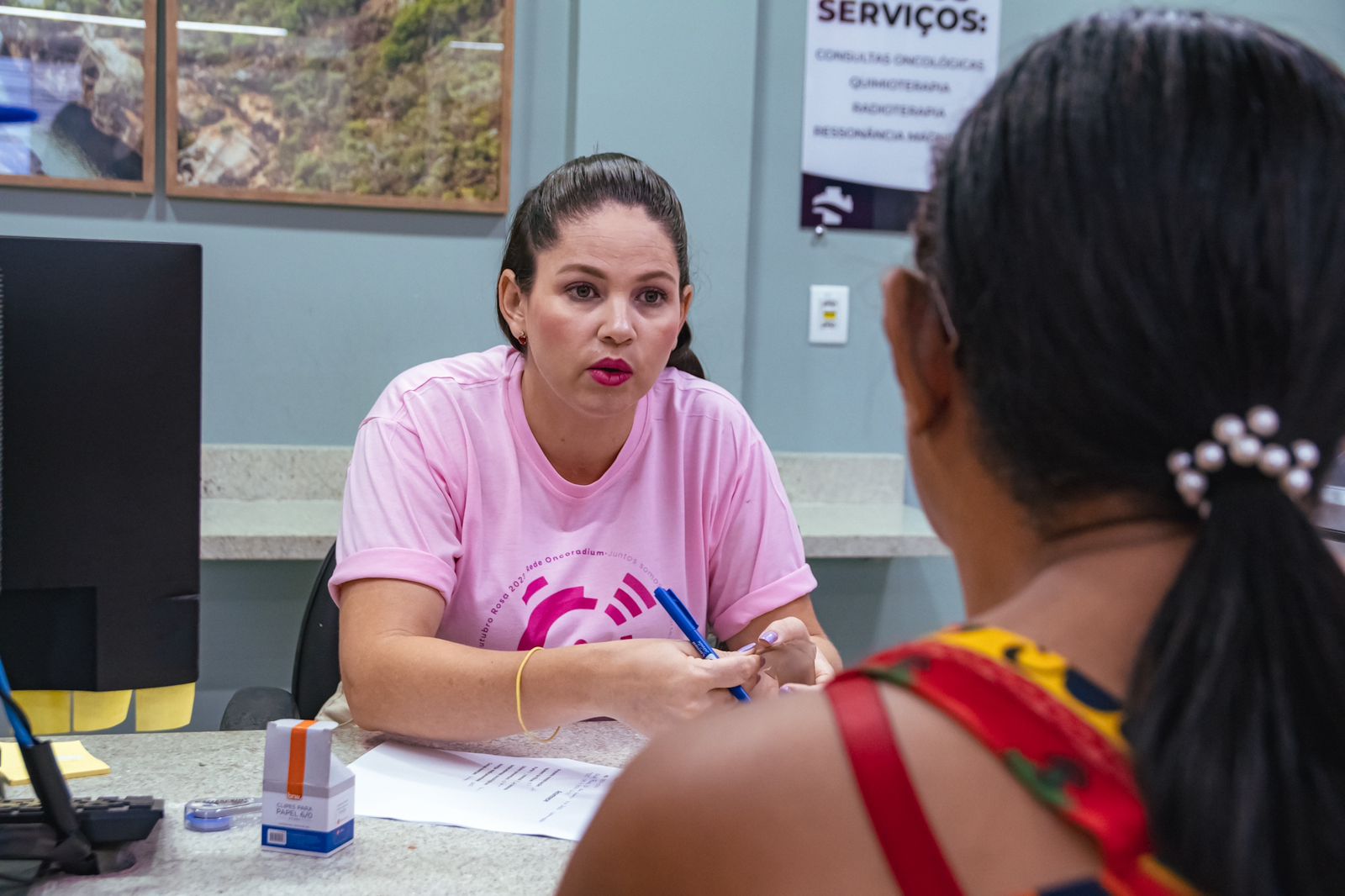 O hospital também realizou mutirão de exames ginecológicos