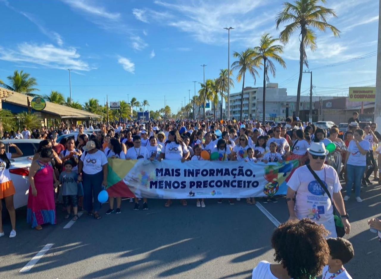 Caminhada em Conscientizacao do Autismo